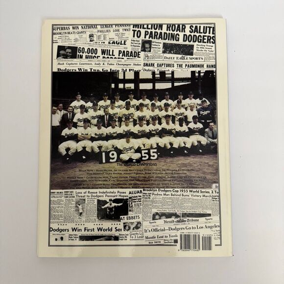 Them Wonderful Bums Brooklyn Dodger Baseball Book 1901 - 1956 Americana History - Picture 2 of 3